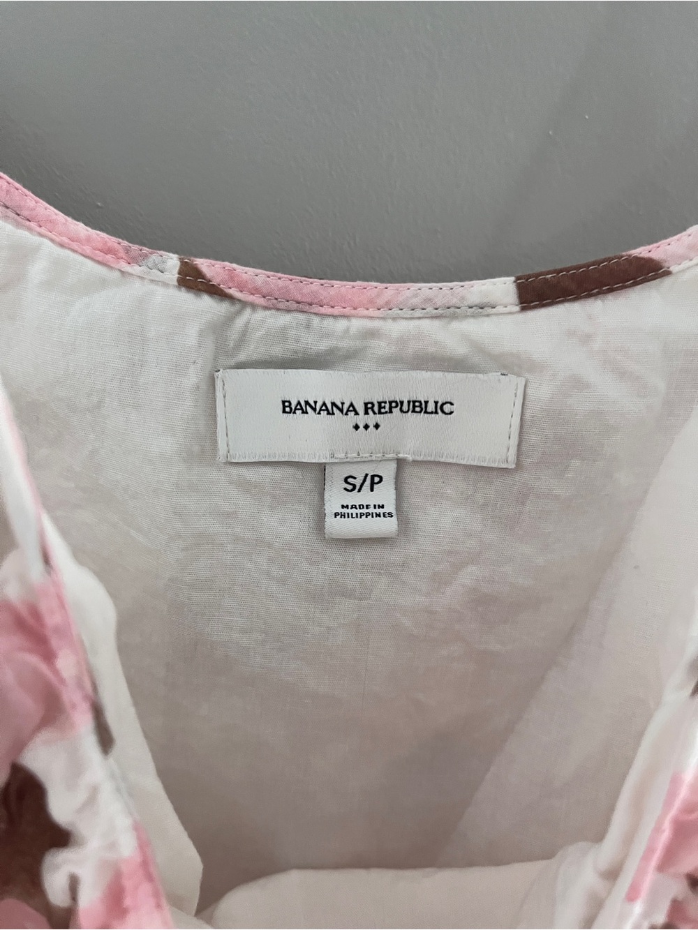 Banana Republic Pink and Brown  Spaghetti Strap Tank Top - Picture 12 of 12